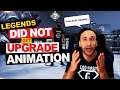 DID NOT GET LEGEND UPGRADE ANIMATION...2K FAILS AGAIN