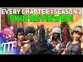 Every Chapter 1 Season 2 Skin REVIEWED! (Fortnite Battle Royale)