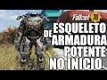 Fallout 76 - Esqueleto De ARMADURA POTENTE NO INICIO DO GAME