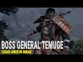 Ghost Of Tsushima - PS4 Pro - Boss General Temuge No Damage - Gosaku Armor (HDR Dramatic 1080p)