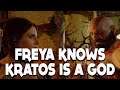 GOD OF WAR #Shorts :: FREYA KNOWS KRATOS IS A GOD!!