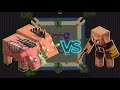 Hoglin + Zoglin vs Piglin Brute - Minecraft Mob Battle