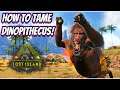 HOW TO TAME THE DINOPITHECUS AND ALL OF ITS ABILITIES!! || Ark Lost Island!