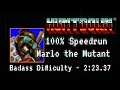 Huntdown - 100% Speedrun - Marlo the Mutant - Badass - 2:23.37