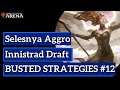 Innistrad Midnight Hunt Draft - Selesnya Aggro - Busted Strategies #12 - MTG Arena