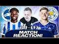 INSTANT REACTION BRIGHTON VS LEICESTER CITY with Lee Chappy | PREMIERLEAGUE Stream| LCFC