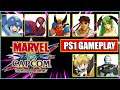 Marvel VS Capcom : Clash of Super Heroes - PS1 Gameplay - 720P