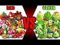 PVZ 2 | Team RED vs Team GREEN! Plant vs Plant - Who Will Win?