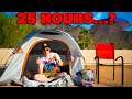 Sleeping On The Roof For 25 Hours *STRANGE THINGS HAPPEN*
