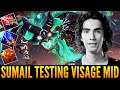 👉 SUMAIL Testing The Long Time Forgotten Midlane Imba Visage - Hard Game Vs 22 Kills Riki Carry