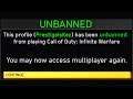 UNBANNED from Infinite Warfare! (What did I Lose/Keep?)