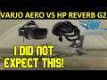 VARJO AERO vs HP REVERB G2 FPS TEST | MSFS