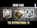 VP vs Alliance Game 1 | Bo2 | Group Stage The International 10 2021 TI10 | DOTA 2 LIVE