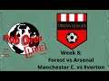 Subbuteo Solo League Week 7: Forest Vs. Arsenal / Man C. Vs. Everton