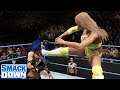 WWE 2K20 SMACKDOWN SASHA BANKS (W/BAYLEY) VS PEYTON ROYCE (W/BILLIE KAY)