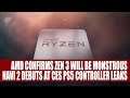 Zen 3 Is Different Architecture & AMD Discusses IPC | Navi 2x To Debut at CES? PS5 Controller Leaks