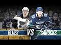 2020 NHL Playoffs - St Louis Blues vs Vancouver Canucks - Game 6 Simulation