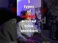 3 types of WRONGLY accused crew members in AMONG US #shorts