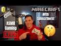 ASMR Gaming Live Minecraft With Subscribers! (Relaxing Controller Sounds)