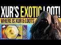 Destiny 2 | XUR'S NEW EXOTICS & LOCATION! DLC Exotics, NEW Engram & Where is Xur | 28th February