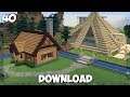 Minecraft Survival #40 - DOWNLOAD DO MAPA e novas Construções