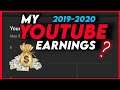💰 My YouTube Earnings💰 2019-2020 || How much YouTubers Earn 😓