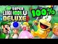 New Super Luigi U Deluxe World 1 All Star Coins ~ 100% Acorn Plains + Intro