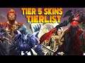 RANKING EVERY TIER 5 SKIN IN SMITE! WHICH T5 IS THE BEST SKIN?! - Tier 5 Skin Tierlist SMITE
