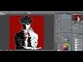 Tanaka Minoru Fan Art (Deathnote 2020) Clip Studio Paint (Speedart)
