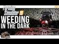 Weeding in the dark | Farming Simulator 19 episode 4