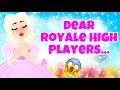 Dear Royale High Players... The end of Fashion Famous..? (Important)