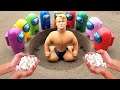 Different Fanta, Coca Cola, Schweppes, Pepsi, Sprite Underground VS Mentos | Among Us