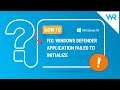 FIX: Windows Defender application failed to initialize