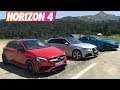 Forza Horizon 4 : PETITES ALLEMANDES ! A45 AMG vs AUDI RS3 vs BMW M2