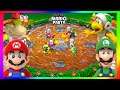Super Mario Party Minigames #286 Mario vs Luigi vs Bowser Jnr vs Hammer bro