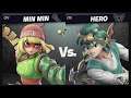 Super Smash Bros Ultimate Amiibo Fights  – Min Min & Co #127 3rd Party team vs Maru Chan