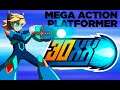 30XX Mega Action Platform game rogue like Arcade Mode and permadeath free Mega Mode on PC Steam