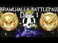 Brawlhalla Battlepass! - Day 1 shenanigans - CC Giveaway in comments