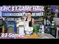 EPIC GAME HAUL - 83 Games at $1 Each | Retro Gamer Girl