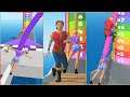 Hair Extension Tower 👩‍🦱🤯👩‍🦲Funny All Levels Gameplay Android iOS ✅ Level 1-9 | iTop GamePlay
