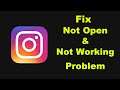 How to Fix Instagram App Not Open and Not Working Problem in Android & Ios
