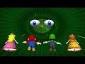 Mario Party 8 MiniGames - Peach Vs Mario Vs Luigi Vs Daisy (Master CPU)