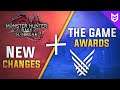 NEW SUNBREAK INFORMATION!!! New gameplay changes + the game awards and more | Monster Hunter Rise