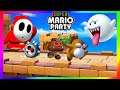 Super Mario Party Minigames #488 Boo vs Monty mole vs Shy guy vs Goomba