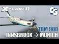 TBM 900 Full Flight - Innsbruck to Munich - X-Plane 11
