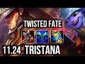 TWISTED FATE vs TRISTANA (MID) | 4/2/14, 1.3M mastery | EUW Master | 11.24