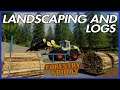 FORESTRY FRIDAY | "LANDSCAPING & LOGGING" The Valley The Old Farm | Farming Simulator 19 PS4 FS19