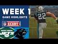 Jets vs. Panthers Week 1 - Madden 21 Simulation Highlights (Updated Rosters)