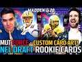 NFL Draft Rookie Cards Preview!! Custom Card Art! | MUT Force Episode #86