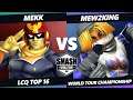 SWT Championship LCQ Top 16 - Mekk (C. Falcon) Vs. Mew2King (Sheik) SSBM Melee Tournament